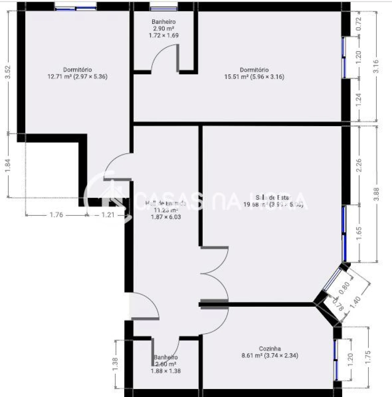 Apartamento T2 para Venda em Corroios Foto 21