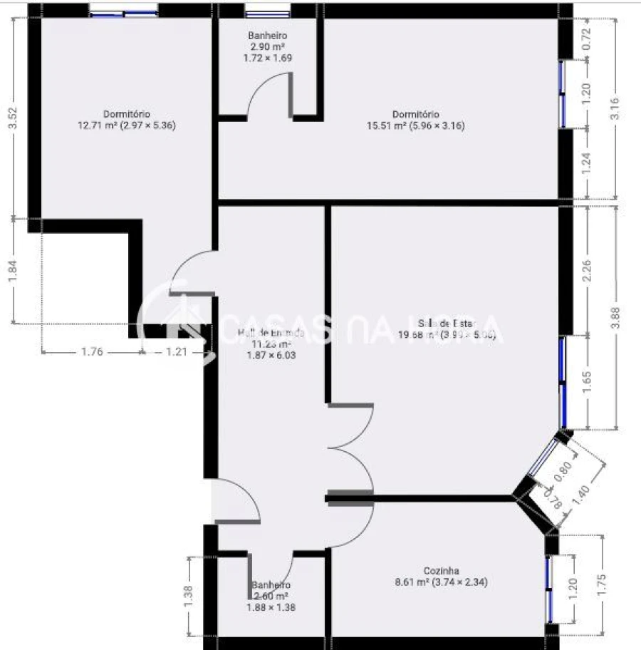 Apartamento T2 para Venda em Corroios Foto 21
