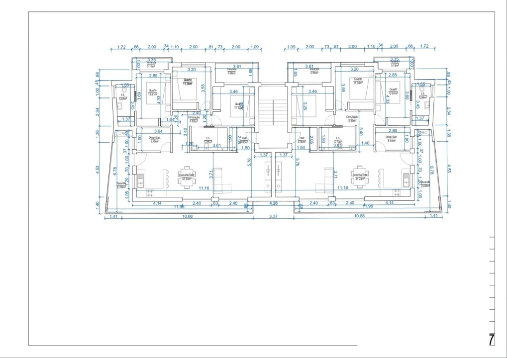 Apartamento T3 para Venda em Bustos, Troviscal e Mamarrosa Planta 16