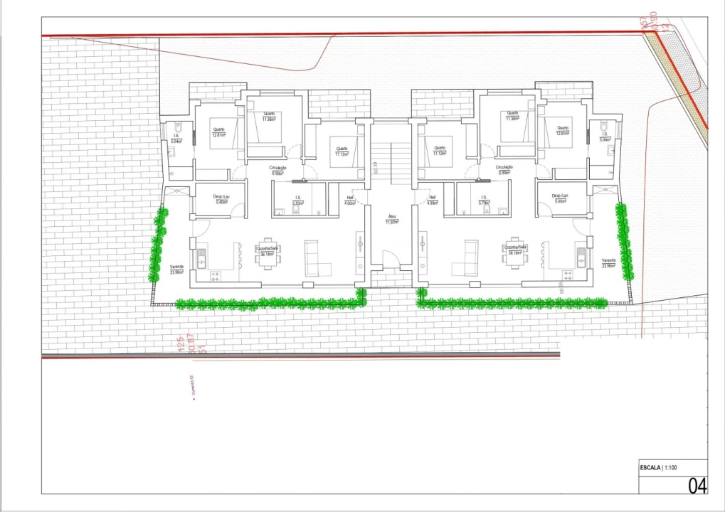 Apartamento T3 para Venda em Bustos, Troviscal e Mamarrosa Planta 19