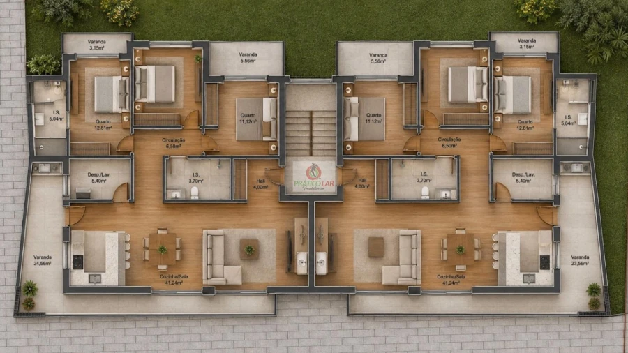 Apartamento T3 para Venda em Bustos, Troviscal e Mamarrosa