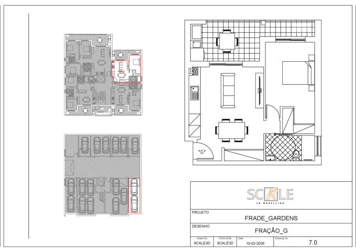 Apartamento T1 para Venda em Marrazes e Barosa Planta 1