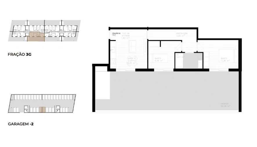 Apartamento T1 para Venda em Vila Nova de Cerveira e Lovelhe Planta 1