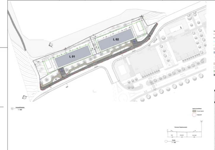 Terreno para Venda em Lagos (São Sebastião e Santa Maria) Planta 2