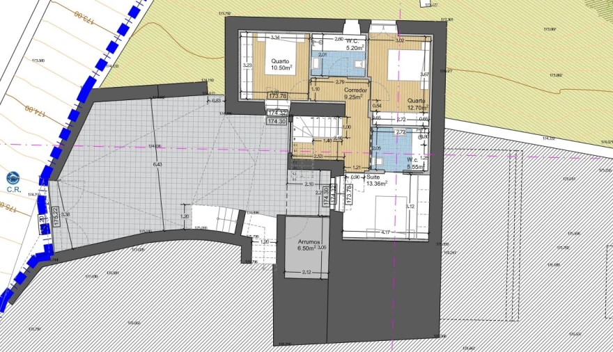 Moradia T4 para Venda em Covas Planta 1