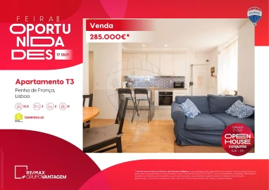 Apartamento T3 para Venda em Penha de França