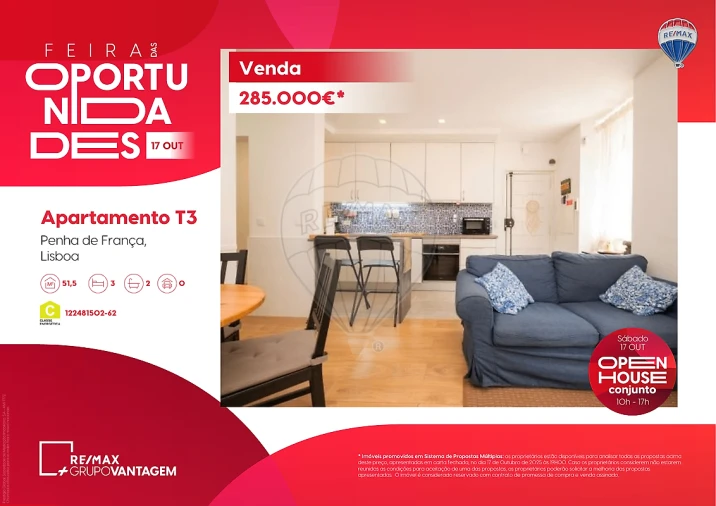 Apartamento T3 para Venda em Penha de França Foto 23