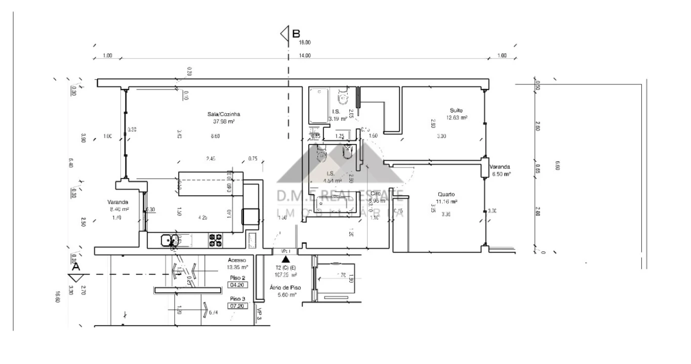 Apartamento T2 para Venda em Vila Real de Santo Antonio Foto 3