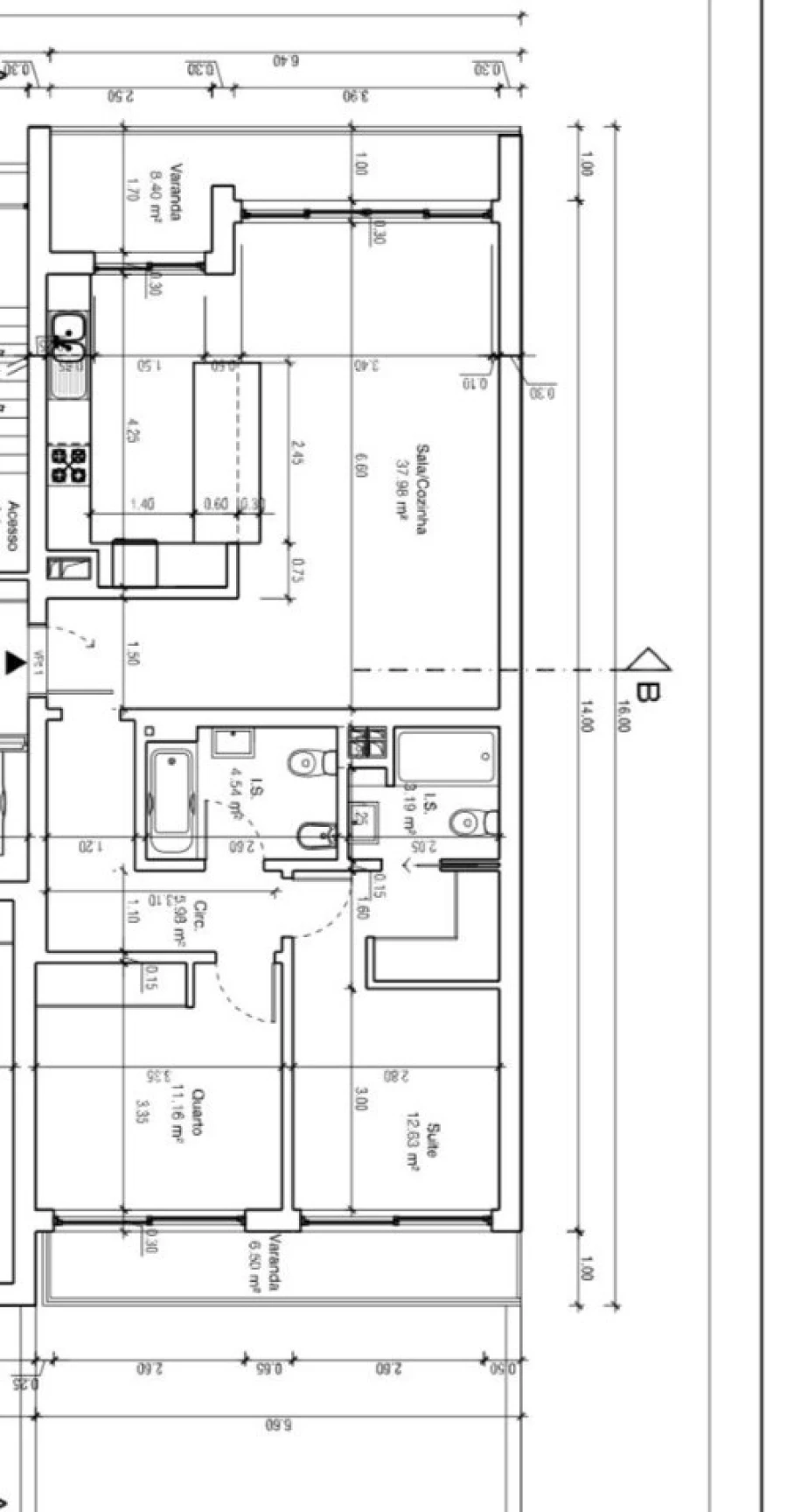 Apartamento T2 para Venda em Vila Real de Santo Antonio Planta 2