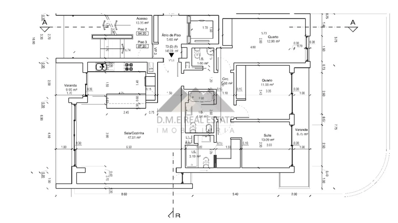 Apartamento T3 para Venda em Vila Real de Santo Antonio Foto 3