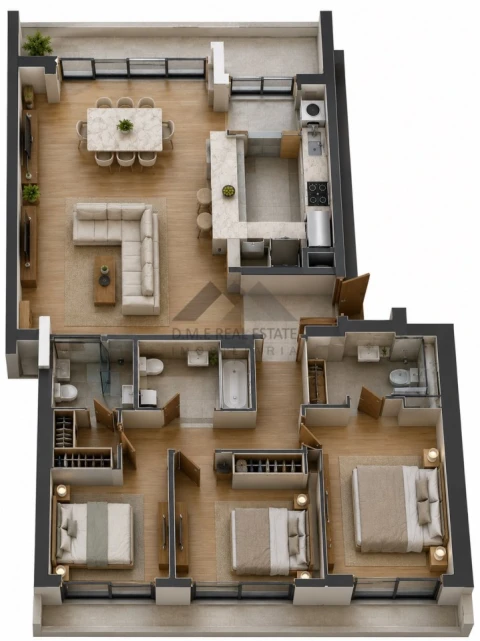 Apartamento T3 para Venda em Vila Real de Santo Antonio