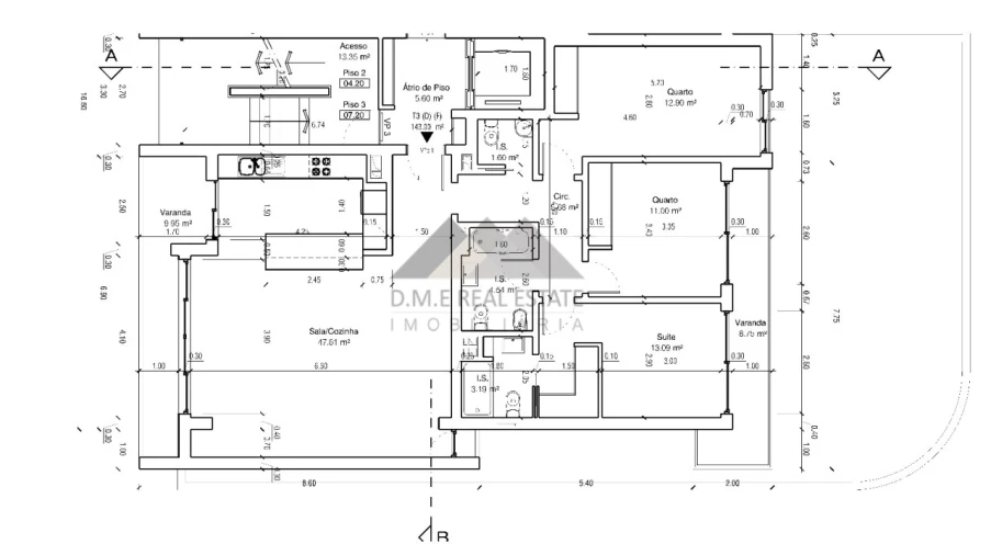 Apartamento T3 para Venda em Vila Real de Santo Antonio Foto 3