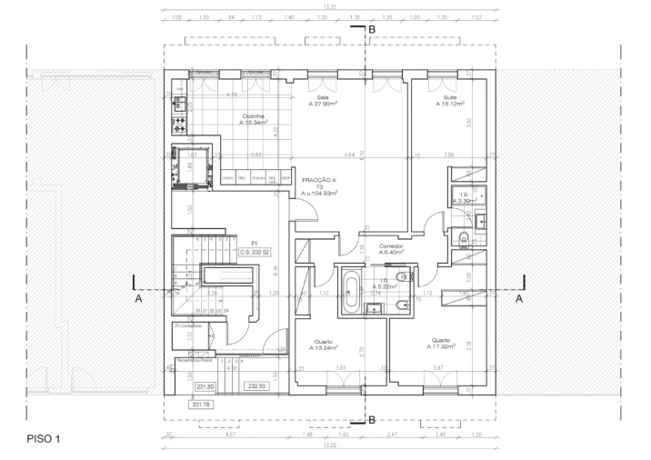 Apartamento T3 para Venda em Ramada e Caneças Planta 1