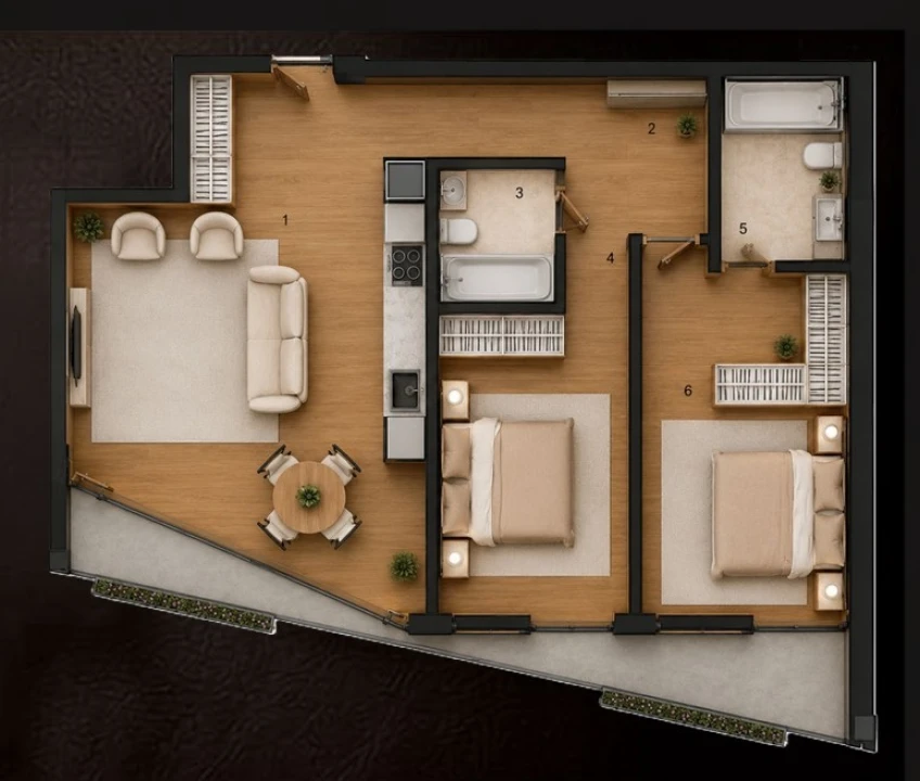 Apartamento T2 para Venda em Custóias, Leça do Balio e Guifões Foto 4