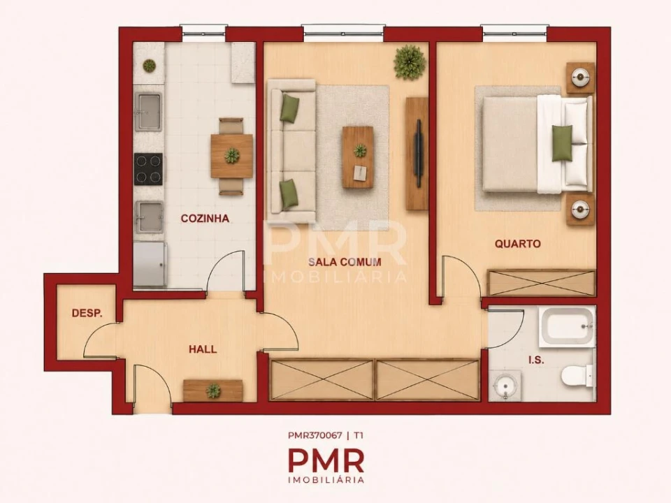 Apartamento T1 para Venda em Santa Clara Foto 20