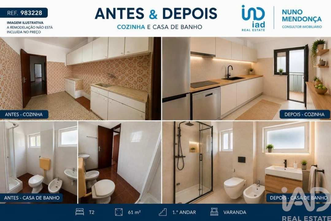 Apartamento T2 para Venda em Setubal (São Sebastião) Foto 1