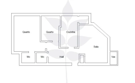 Apartamento T2 para Venda em Gualtar