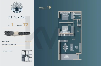 Apartamento T2 para Venda em Vila Nova de Anha