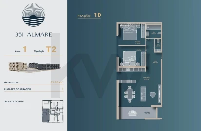 Apartamento T2 para Venda em Vila Nova de Anha