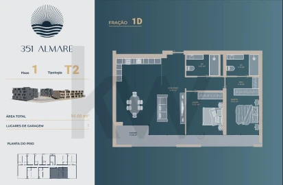 Apartamento T2 para Venda em Vila Nova de Anha