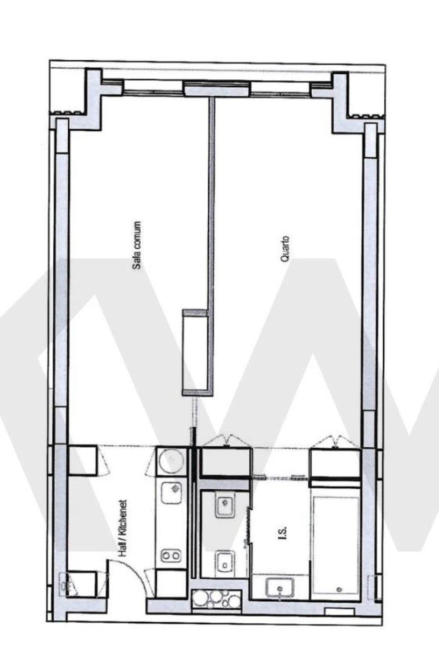 Apartamento T1 para Venda em Santo António Foto 31