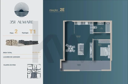 Apartamento T1 para Venda em Vila Nova de Anha