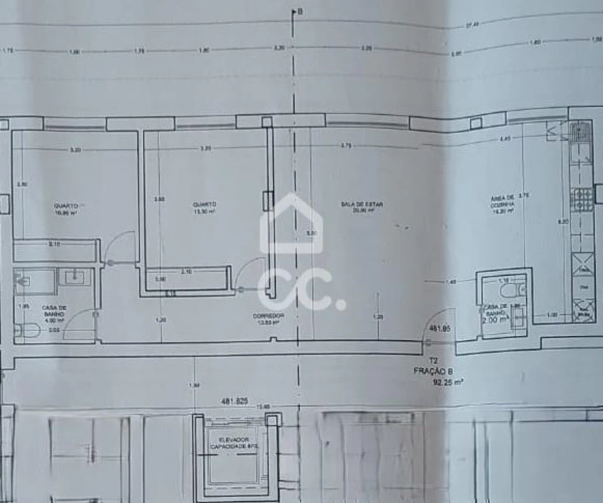 Apartamento T2 para Venda em Viseu Foto 2