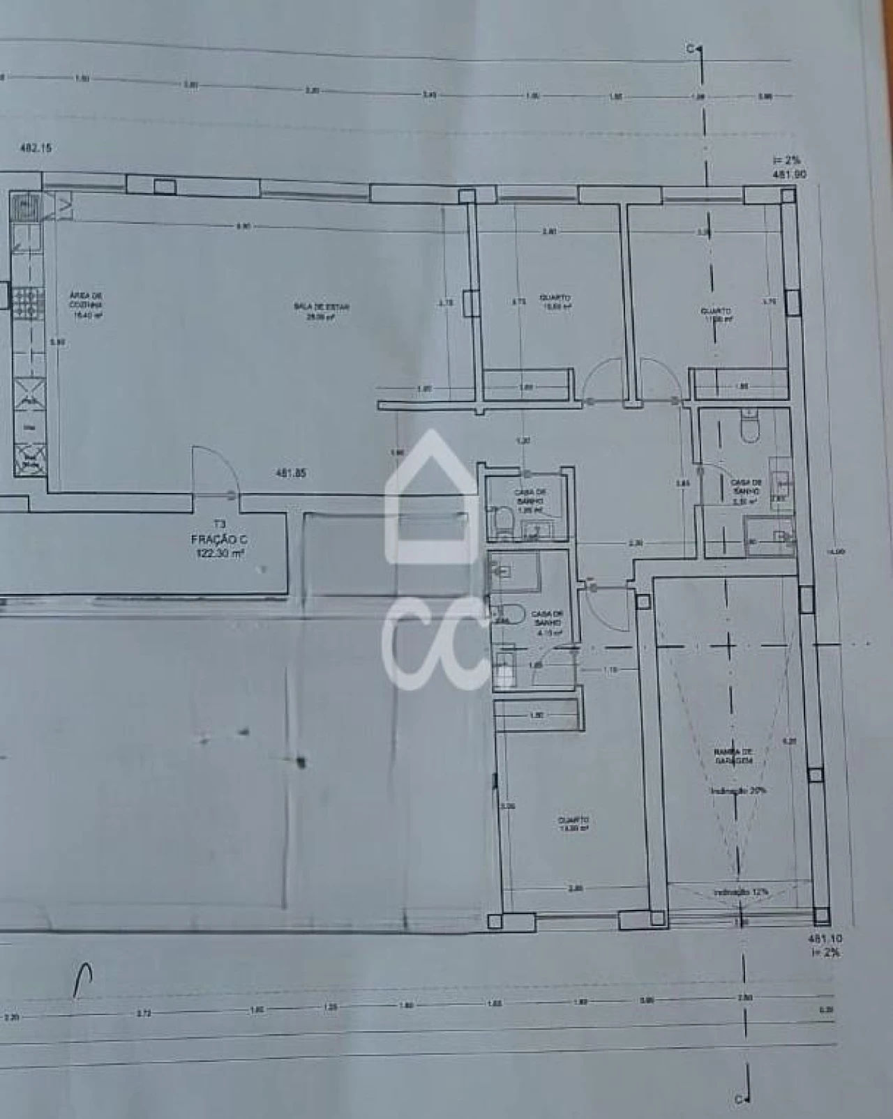 Apartamento T3 para Venda em Viseu Foto 2