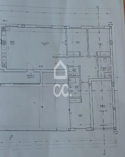 Apartamento T3 para Venda em Viseu