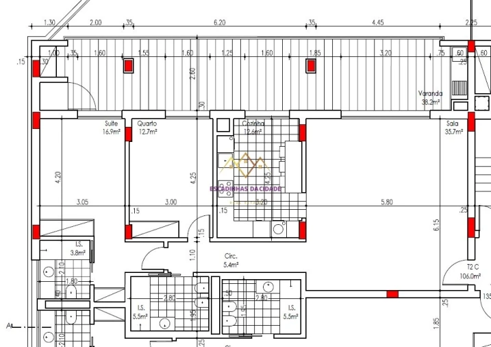 Apartamento T2 para Venda em Sacavém e Prior Velho Planta 1