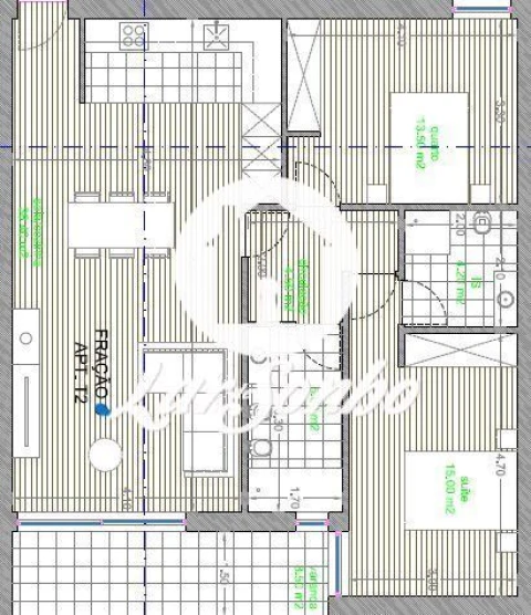 Apartamento T2 para Venda em Manhente