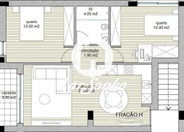 Apartamento T2 para Venda em Manhente