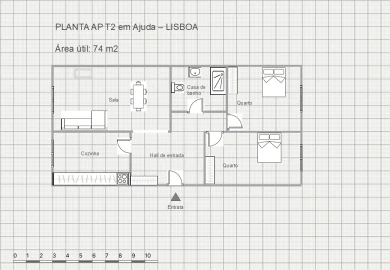 Apartamento T2 para Venda em Ajuda