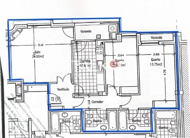 Apartamento T2 para Venda em São João de Ver