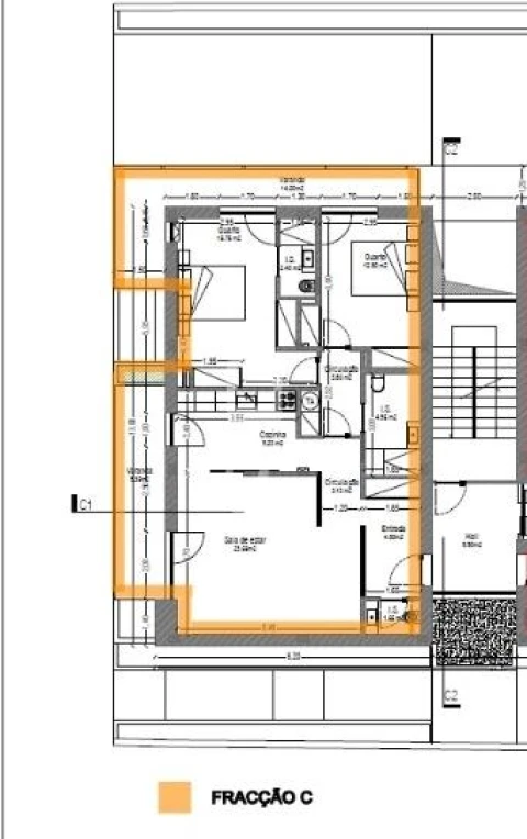 Apartamento T2 para Venda em Rio de Loba