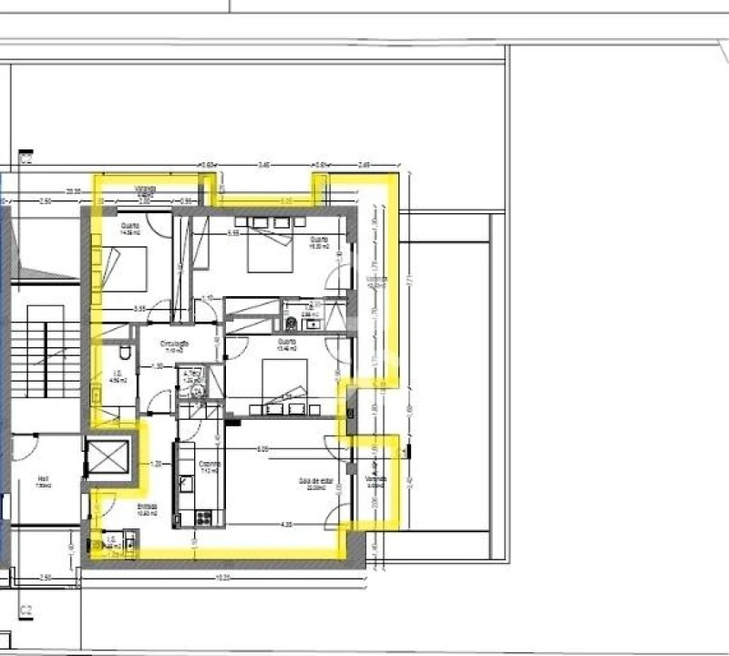 Apartamento T3 para Venda em Rio de Loba Foto 3