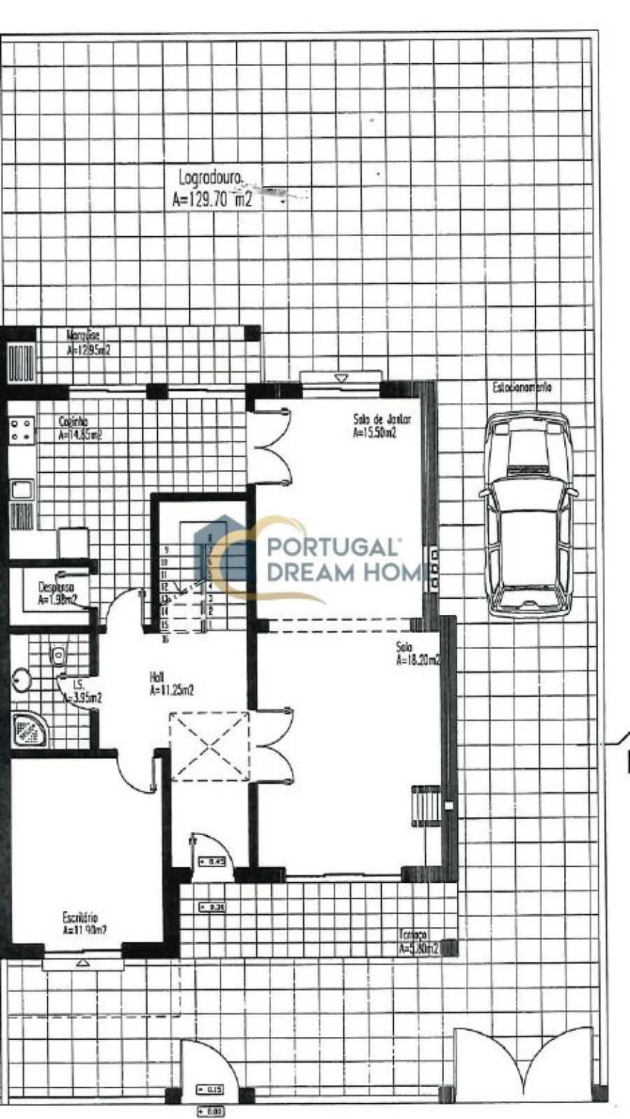 Moradia T4 para Venda em Silves Planta 1