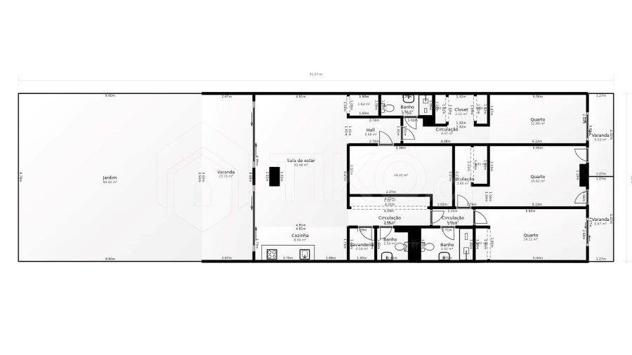 Apartamento T3 para Venda em Arroios Planta 1