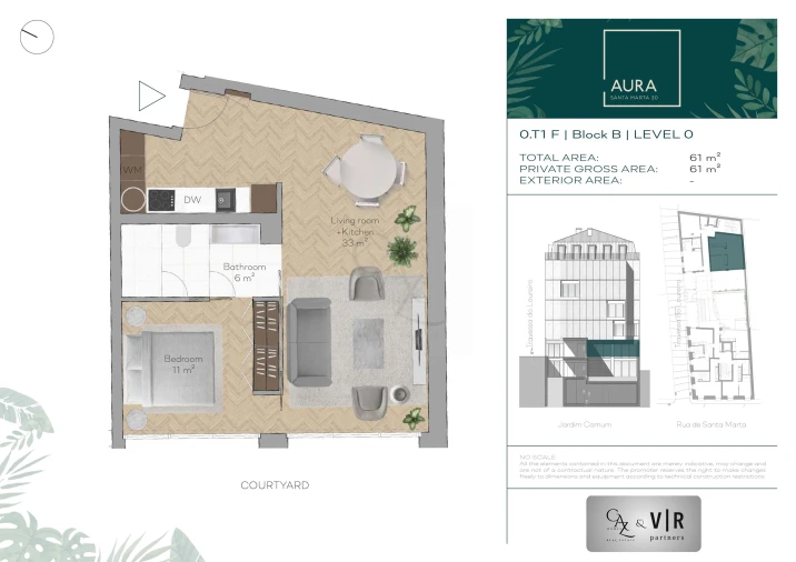 Apartamento T1 para Venda em Santo António Planta 1