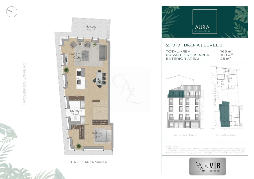Apartamento T3 para Venda em Santo António Planta 2