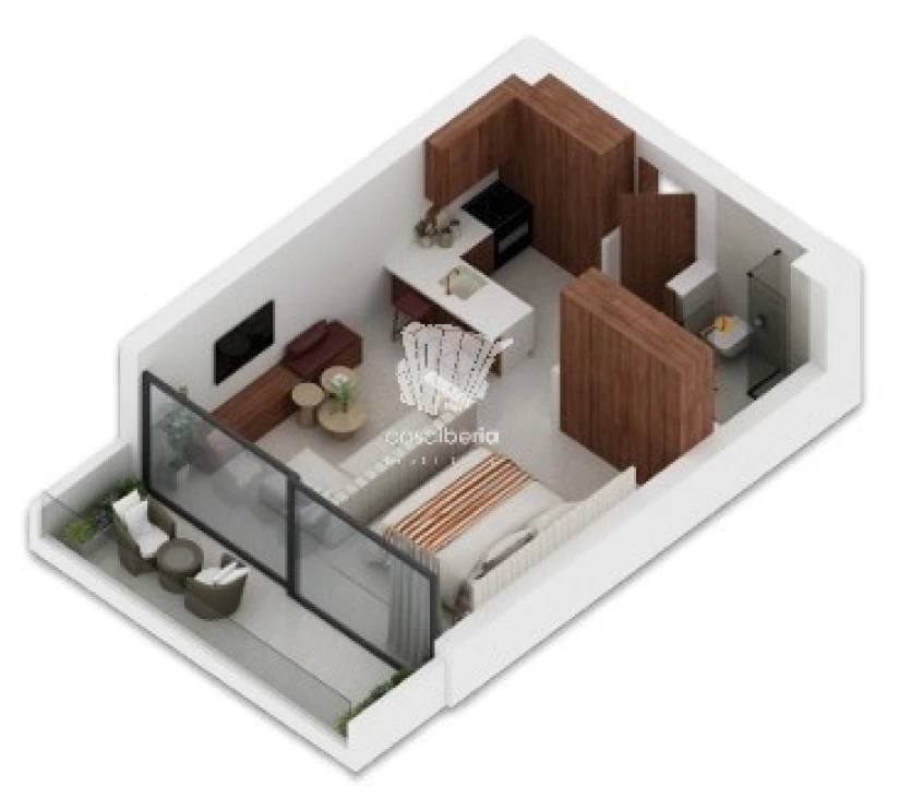 Apartamento T0 para Venda em Lagoa e Carvoeiro Planta 2