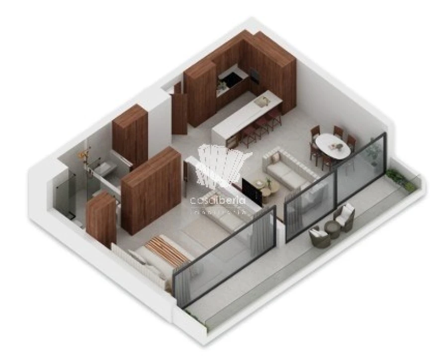 Apartamento T1 para Venda em Lagoa e Carvoeiro Planta 2