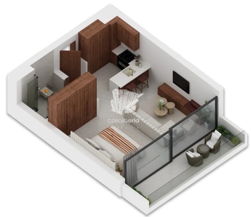 Apartamento T0 para Venda em Lagoa e Carvoeiro Planta 2