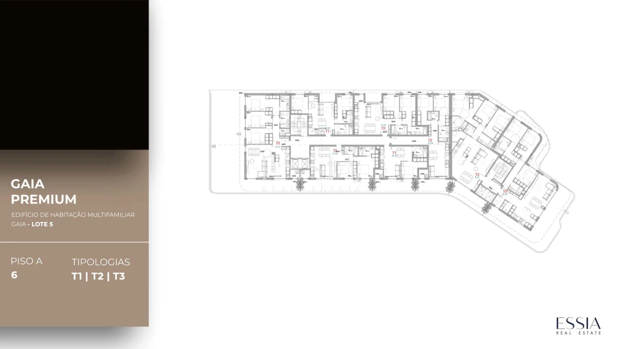 Apartamento T2 para Venda em Oliveira do Douro Planta 2