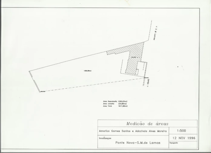 Moradia T4 para Venda em Santa Maria de Lamas Planta 1