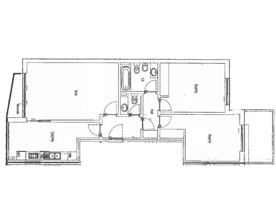 Apartamento T2 para Arrendamento em São Bernardo Foto 20