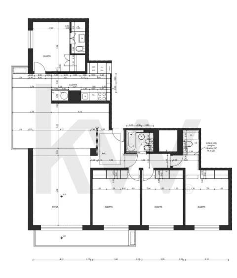 Apartamento T4 para Venda em São Domingos de Benfica
