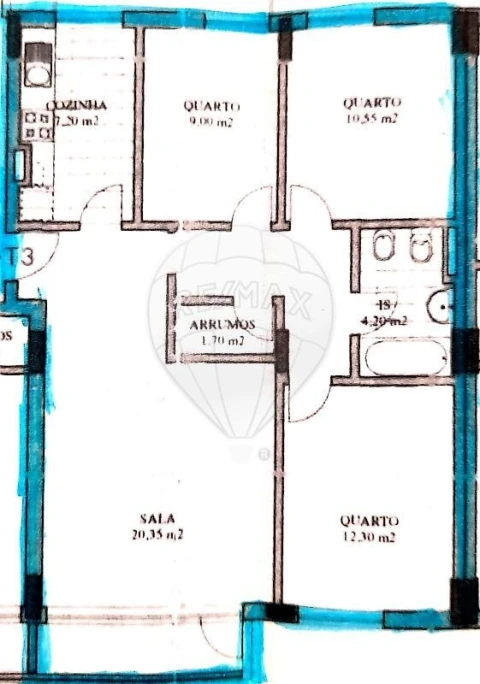 Apartamento T3 para Venda em Oeiras e São Julião da Barra, Paço de Arcos e Caxias