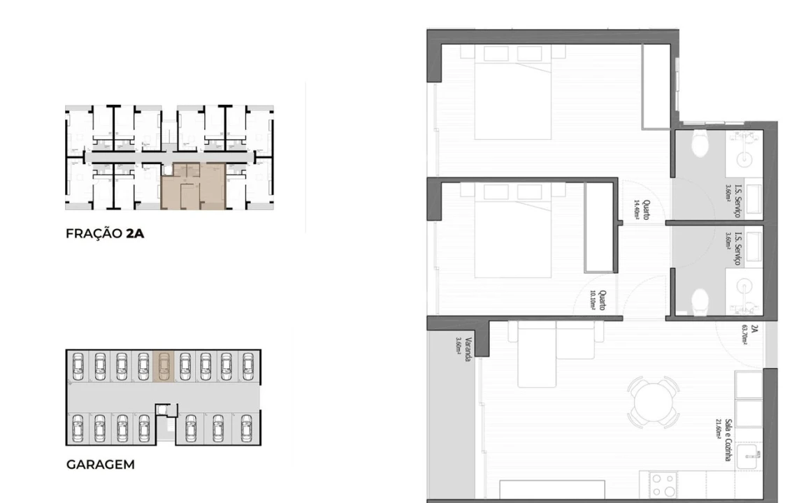 Apartamento T2 para Venda em Vila Praia de Ancora Foto 10