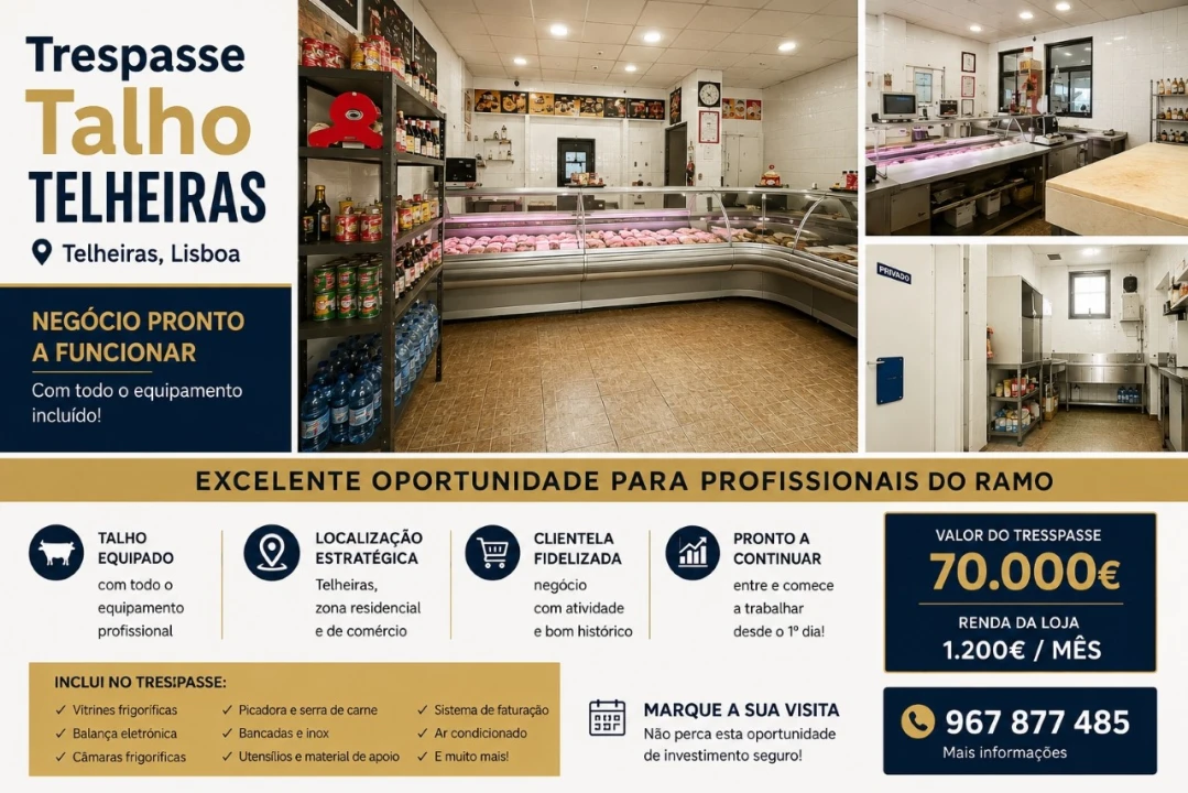 Loja para Arrendamento em Lumiar Foto 1